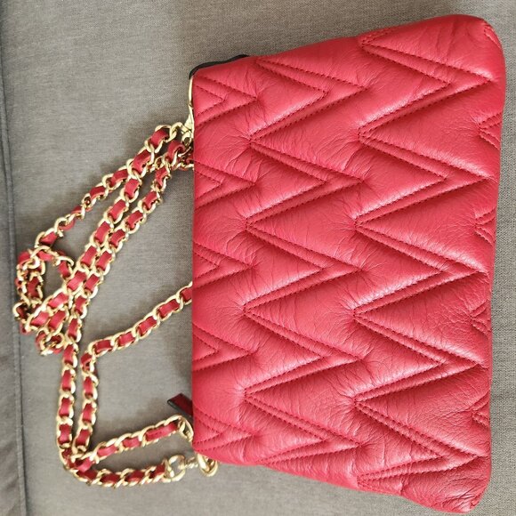 RED Valentino, satchel bag, Red Chevron quilting - Picture 16 of 16
